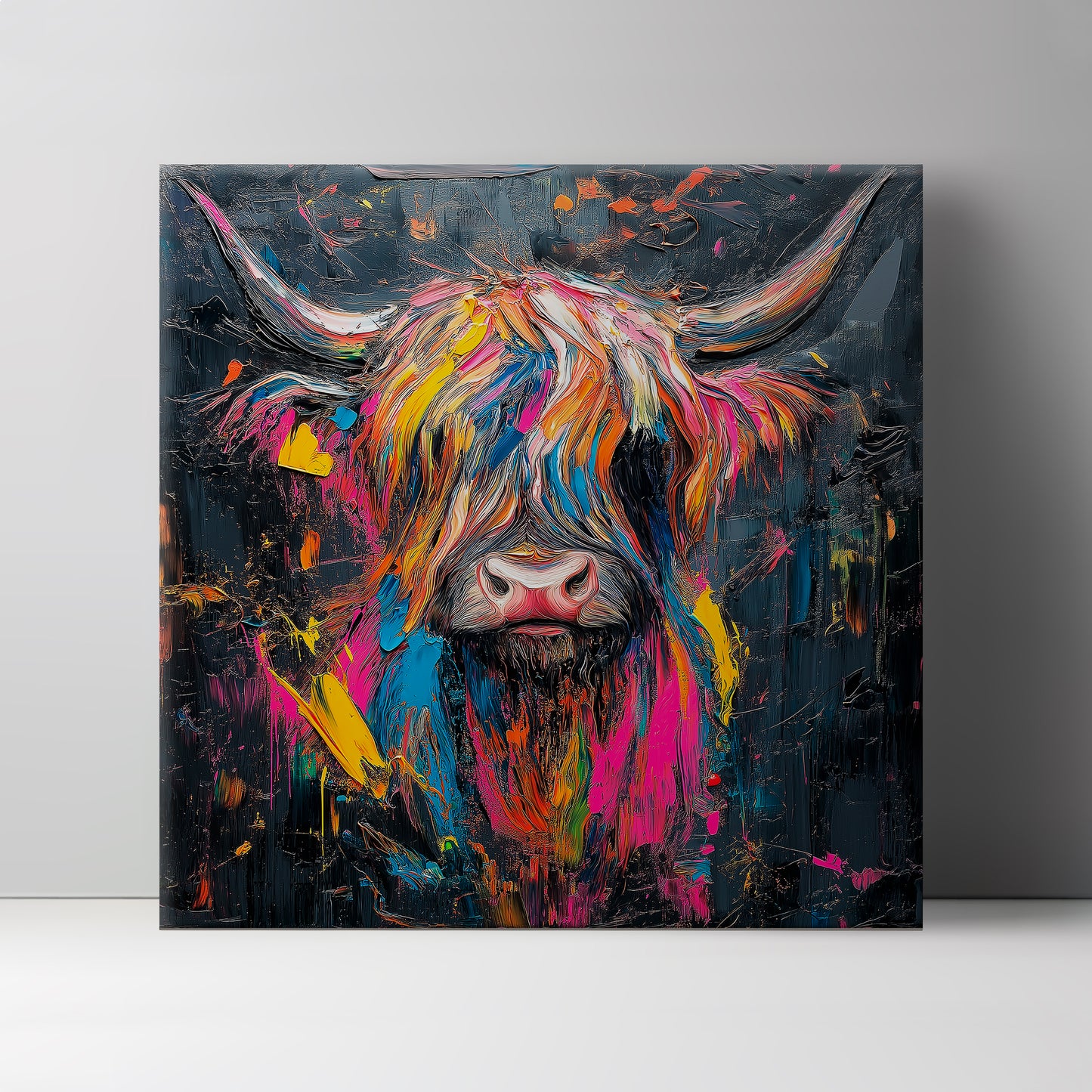 Colourful Coo - Canvas Print