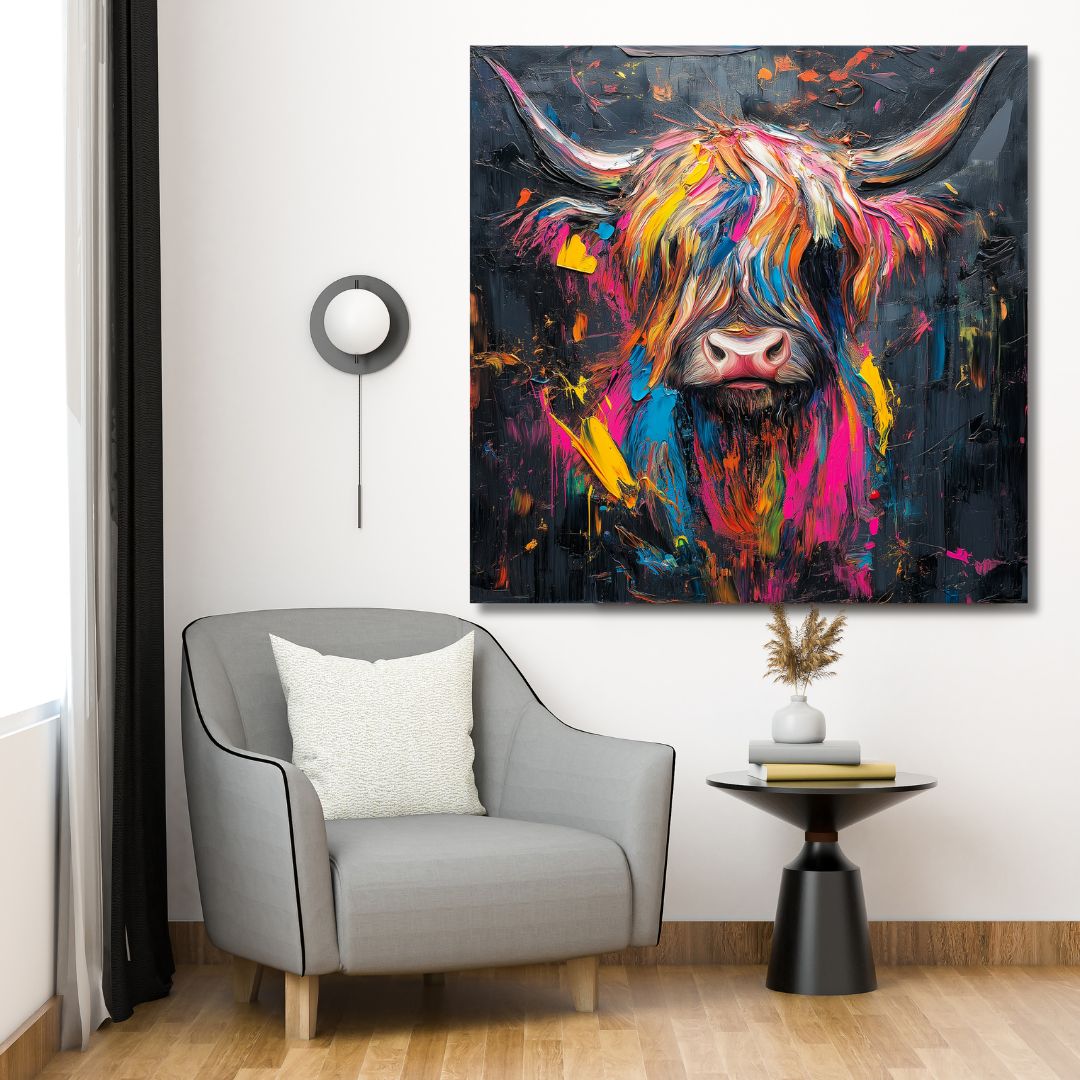 Colourful Coo - Canvas Print