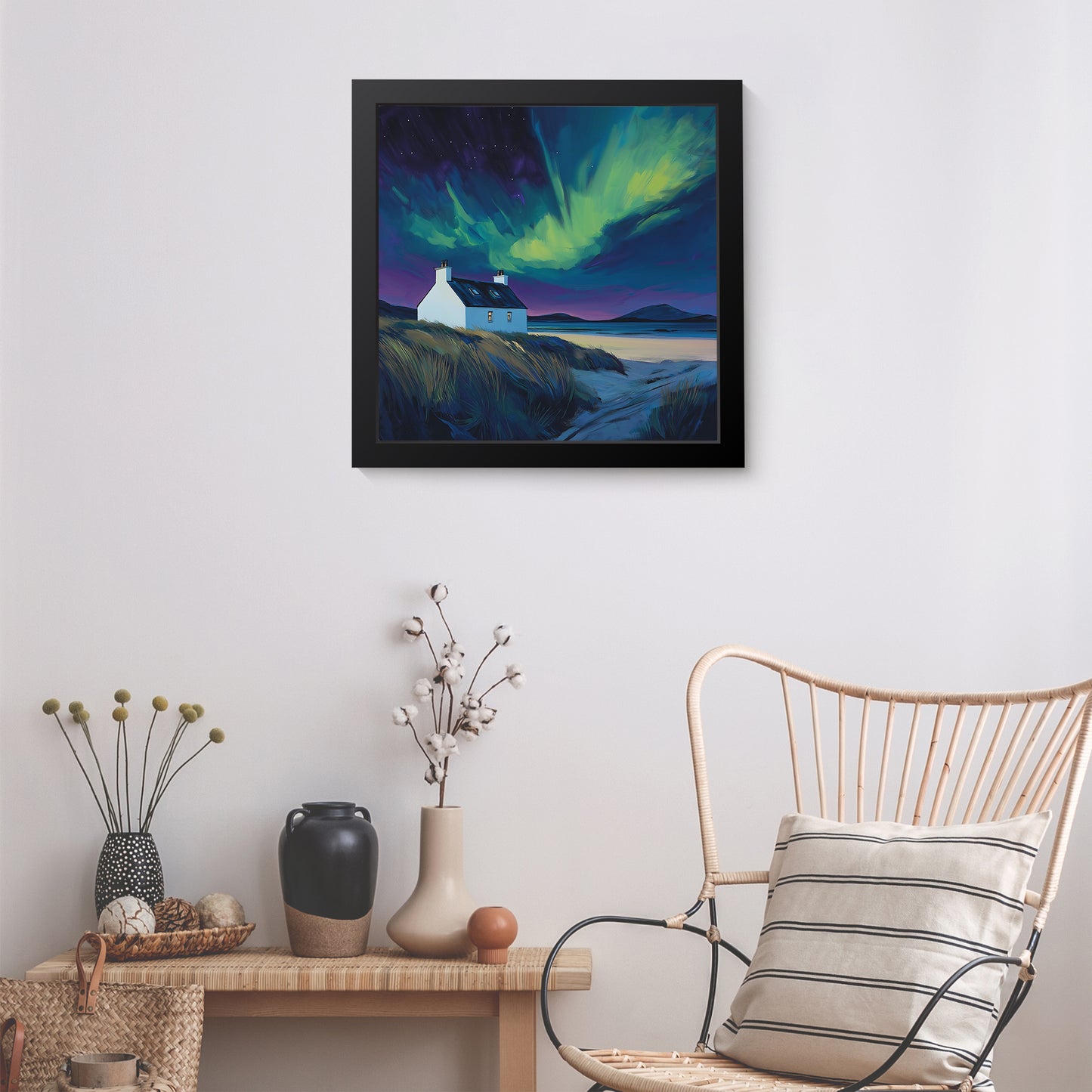 Dancing Sky - Fine Art Print (16" x 16")