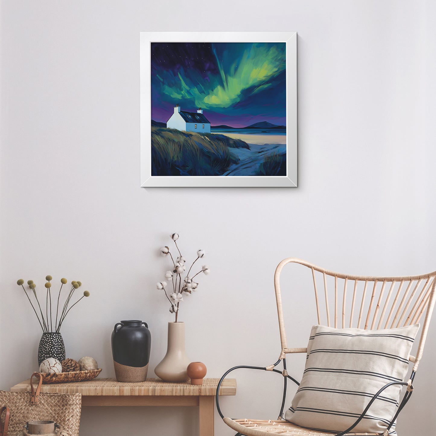 Dancing Sky - Fine Art Print (16" x 16")
