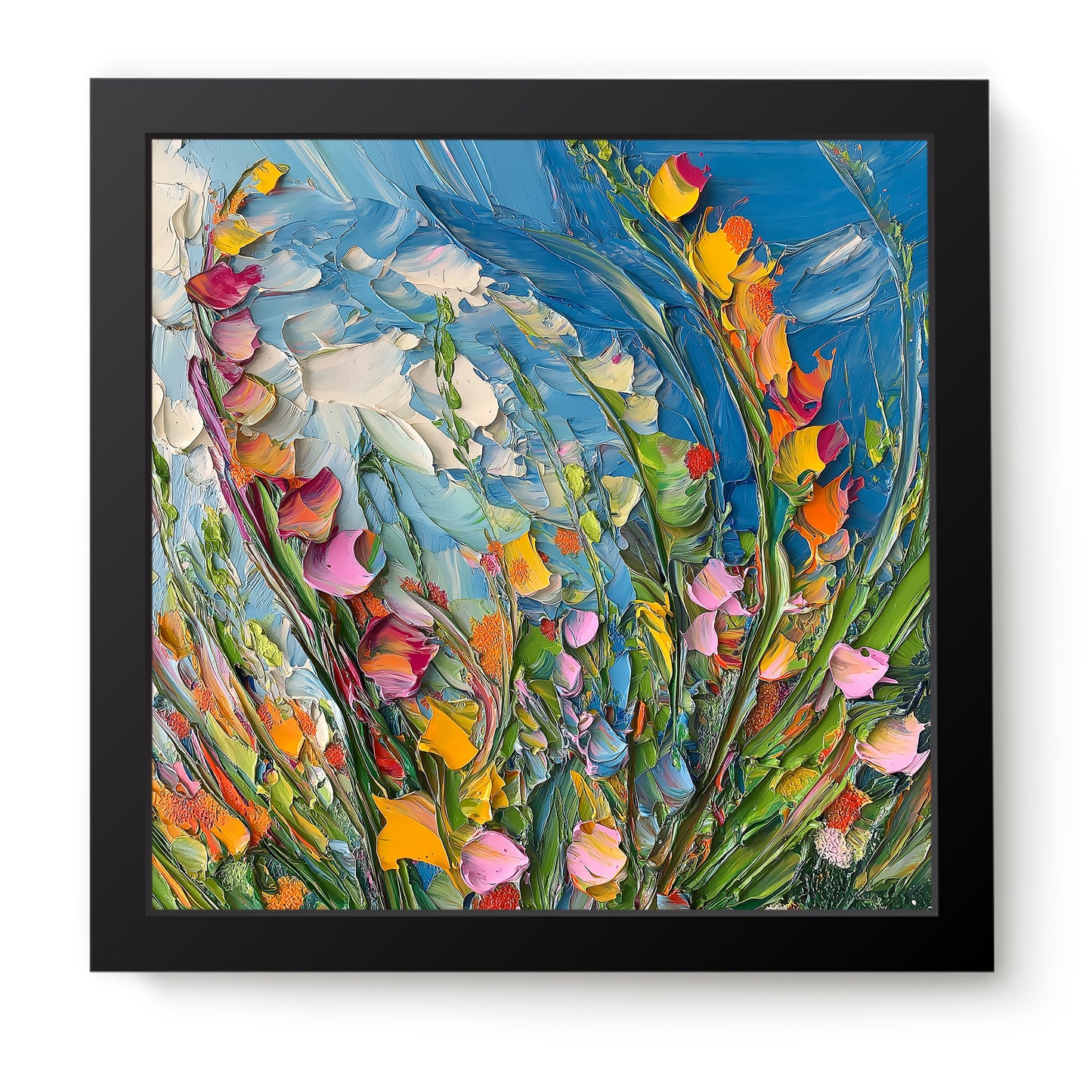 Floral Chorus - Fine Art Print (16" x 16")