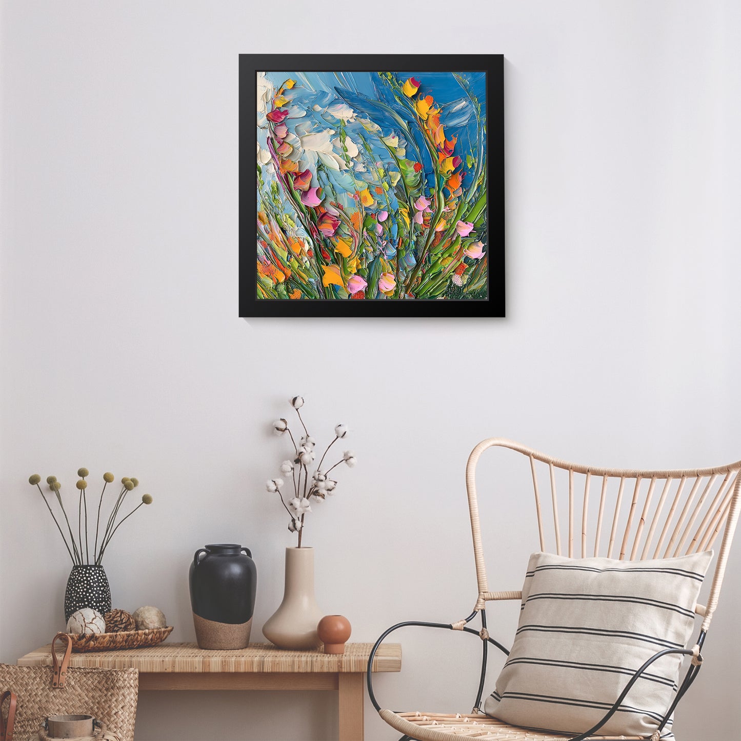 Floral Chorus - Fine Art Print (16" x 16")