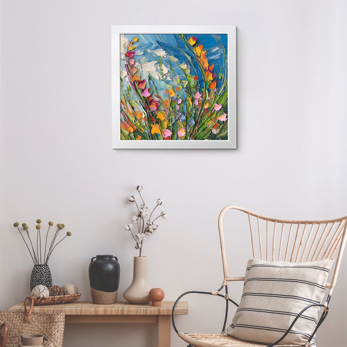 Floral Chorus - Fine Art Print (16" x 16")