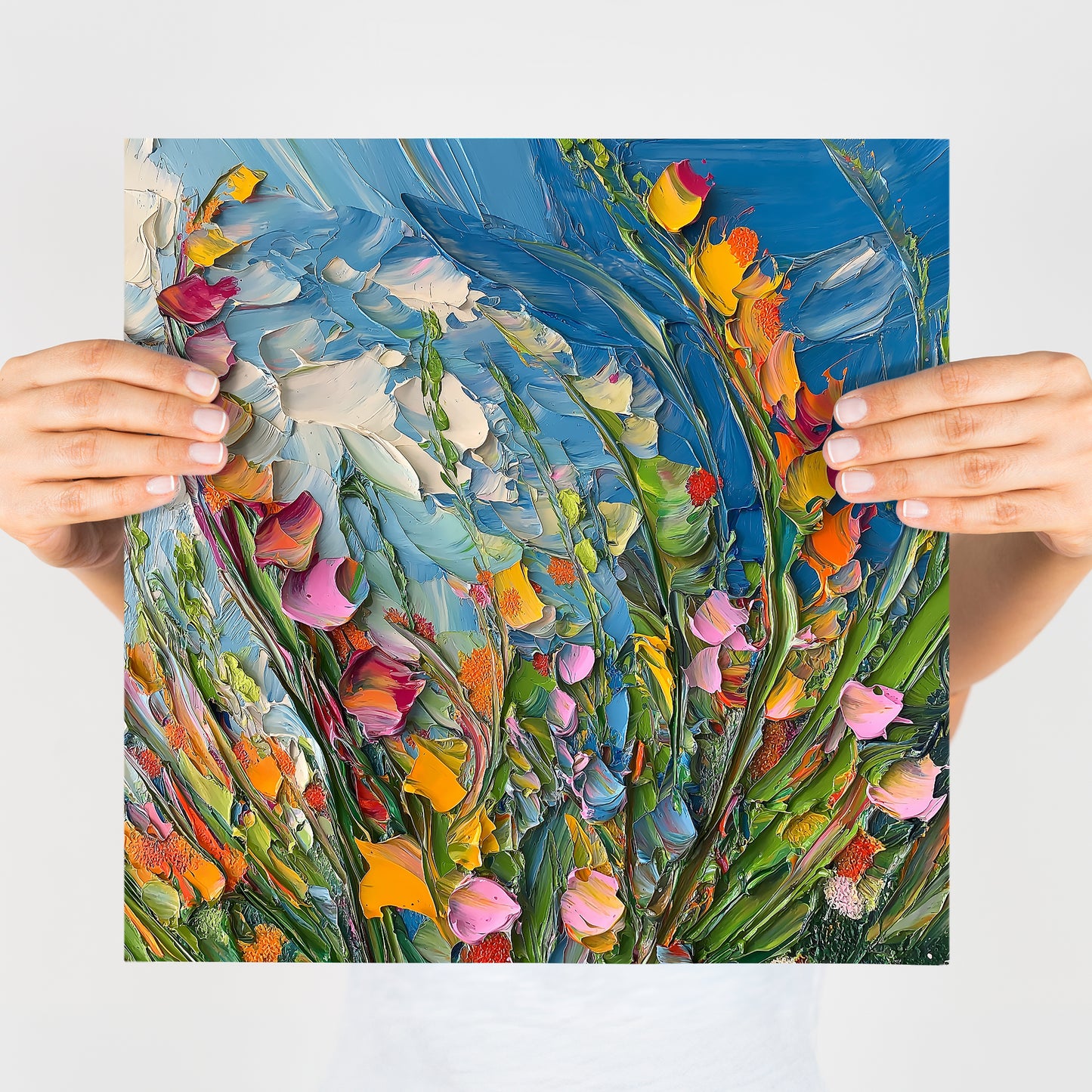 Floral Chorus - Fine Art Print (16" x 16")