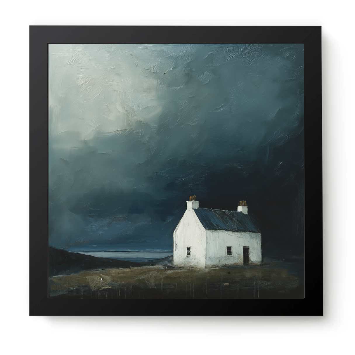 Lone Croft – Mixed Media Original (Framed, Limited Edition)