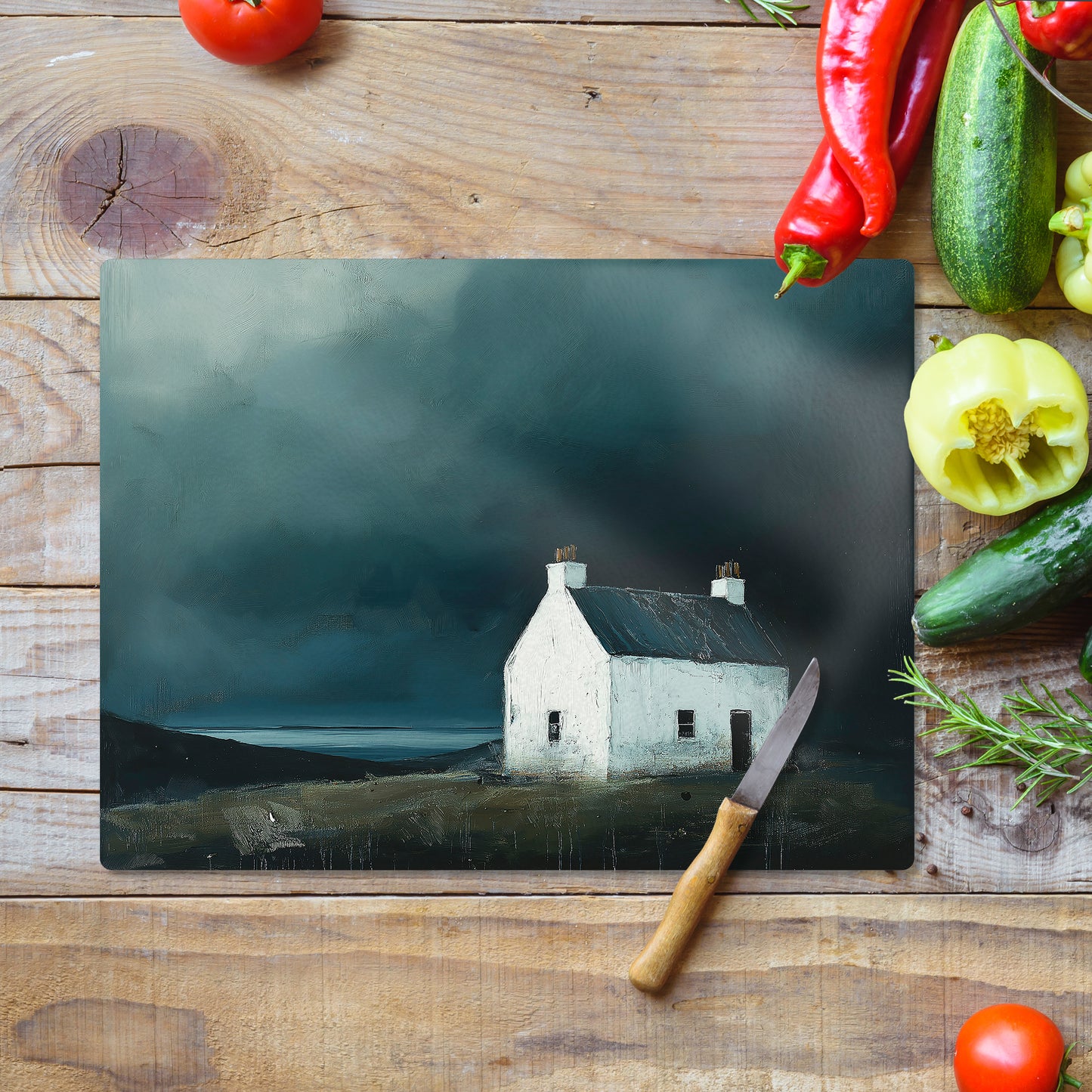 Lone Croft - Glass Chopping Board