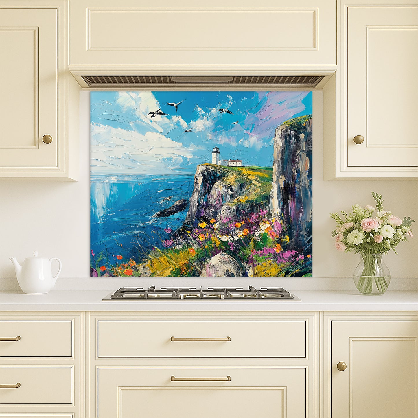 Watcher of the Waves - Kitchen Splashback
