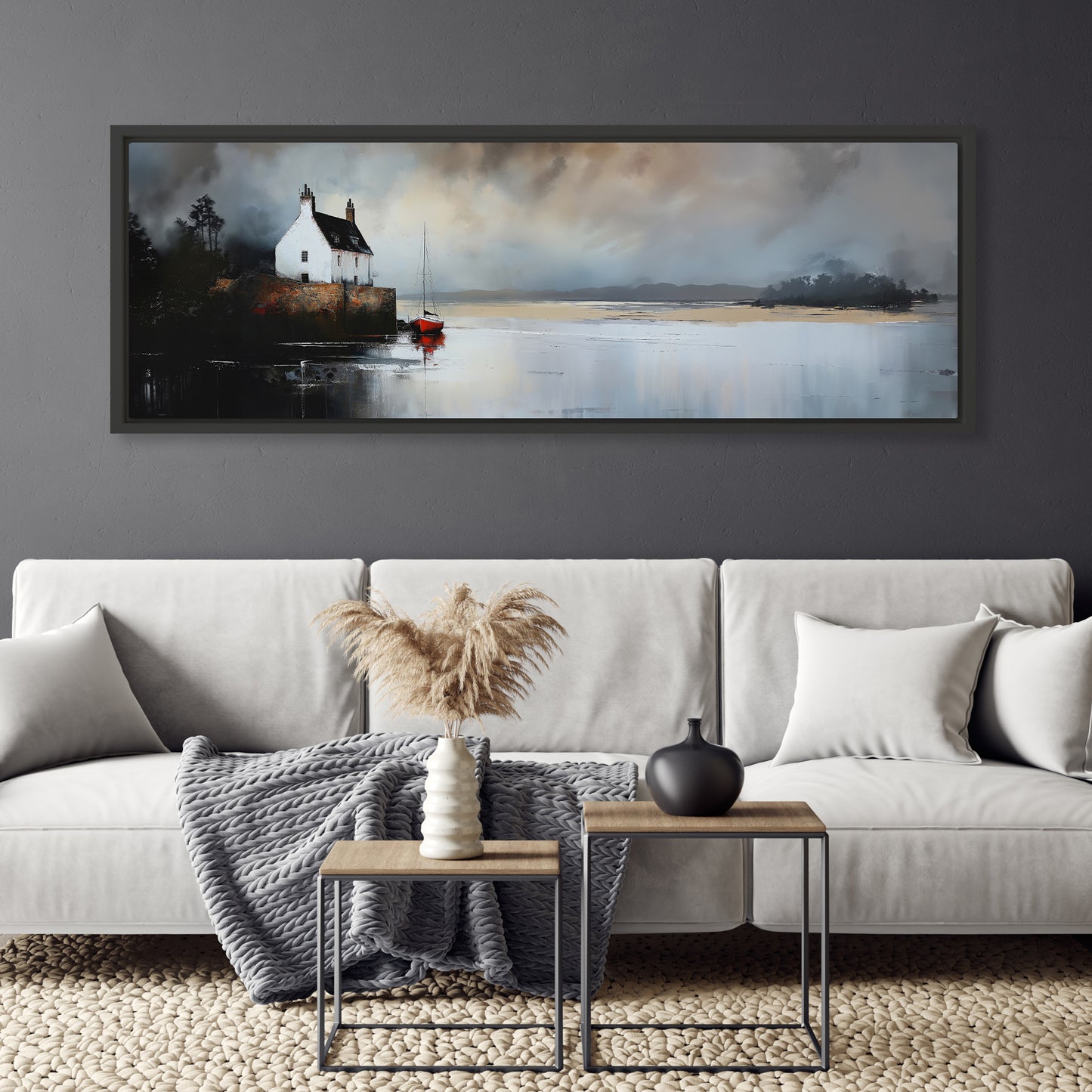 White Moor - Panoramic Canvas Print (60” x 20”)