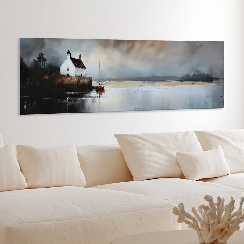 White Moor - Panoramic Canvas Print (60” x 20”)