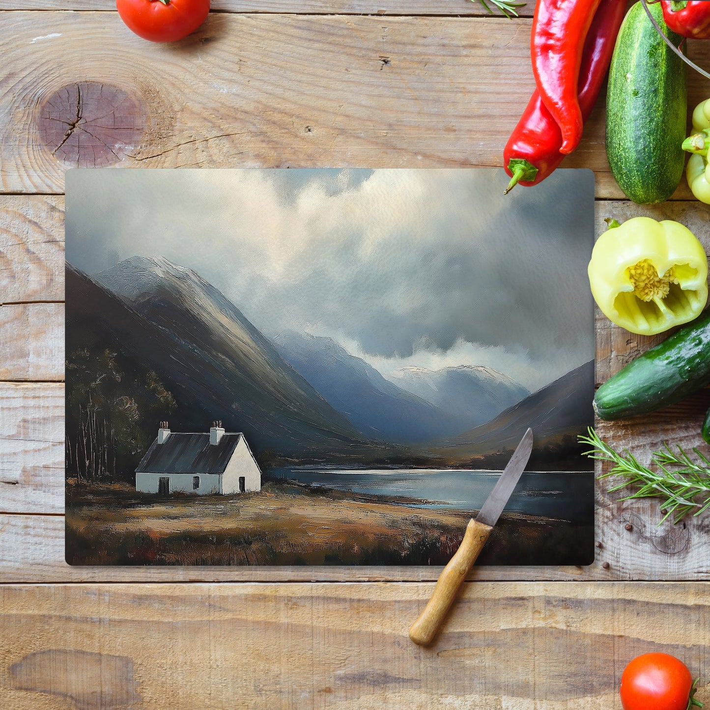 Glencoe Croft - Glass Worktop Saver (30cm x 40cm)