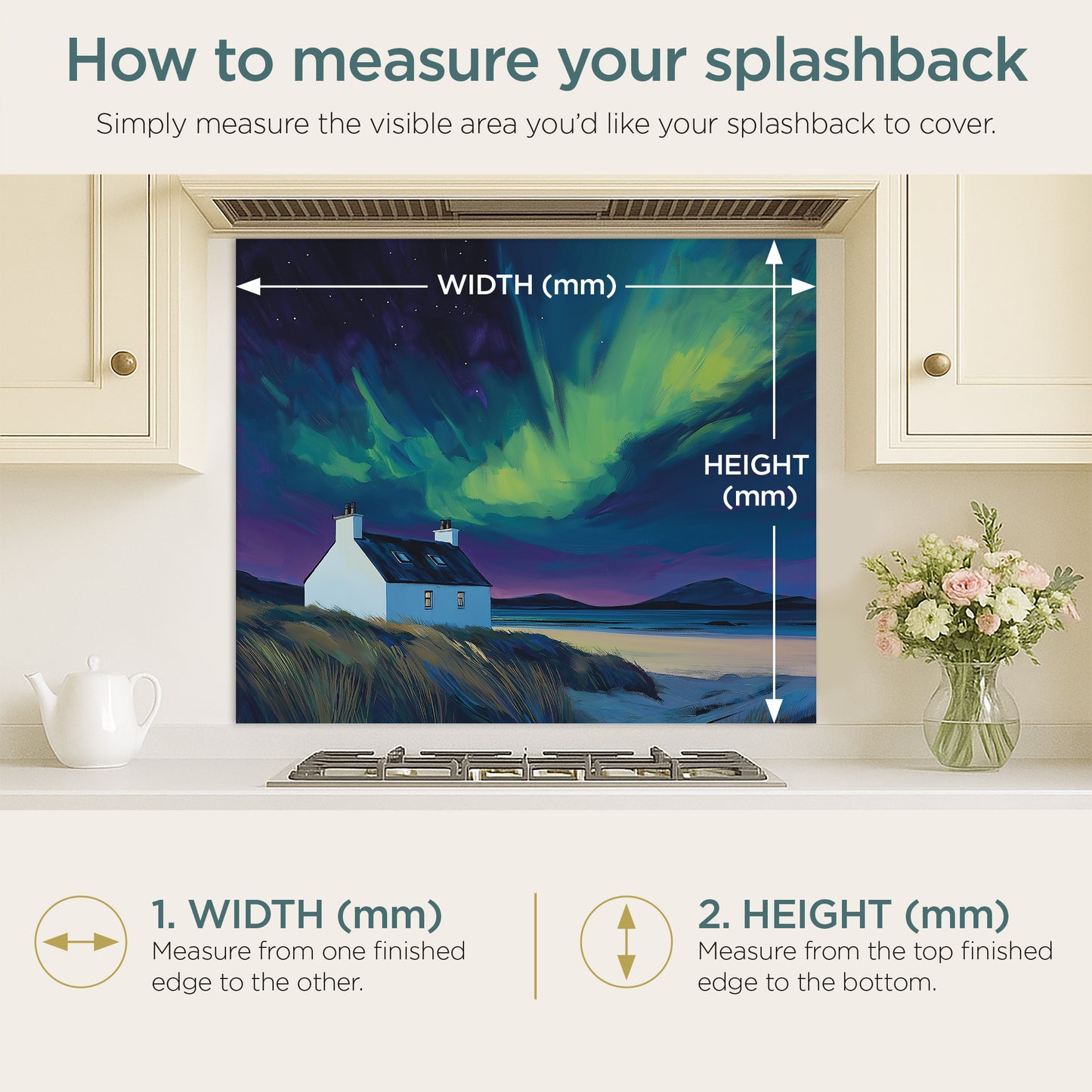 Dancing Sky - Kitchen Splashback