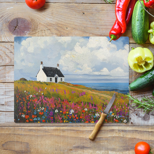 Spring Croft - Glass Chopping Board