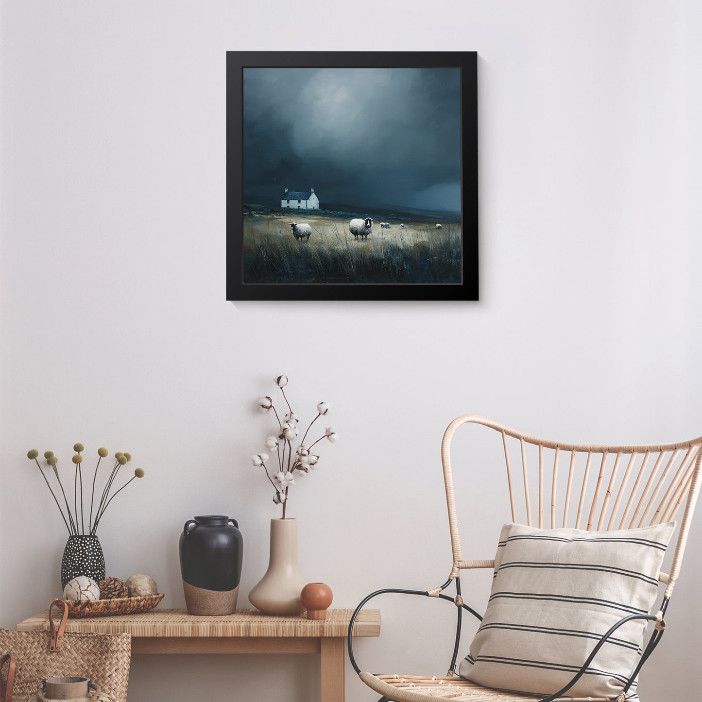 Flock By Night - Fine Art Print (16" x 16")