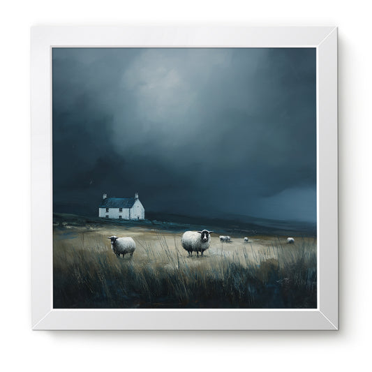 Flock By Night - Fine Art Print (16" x 16")