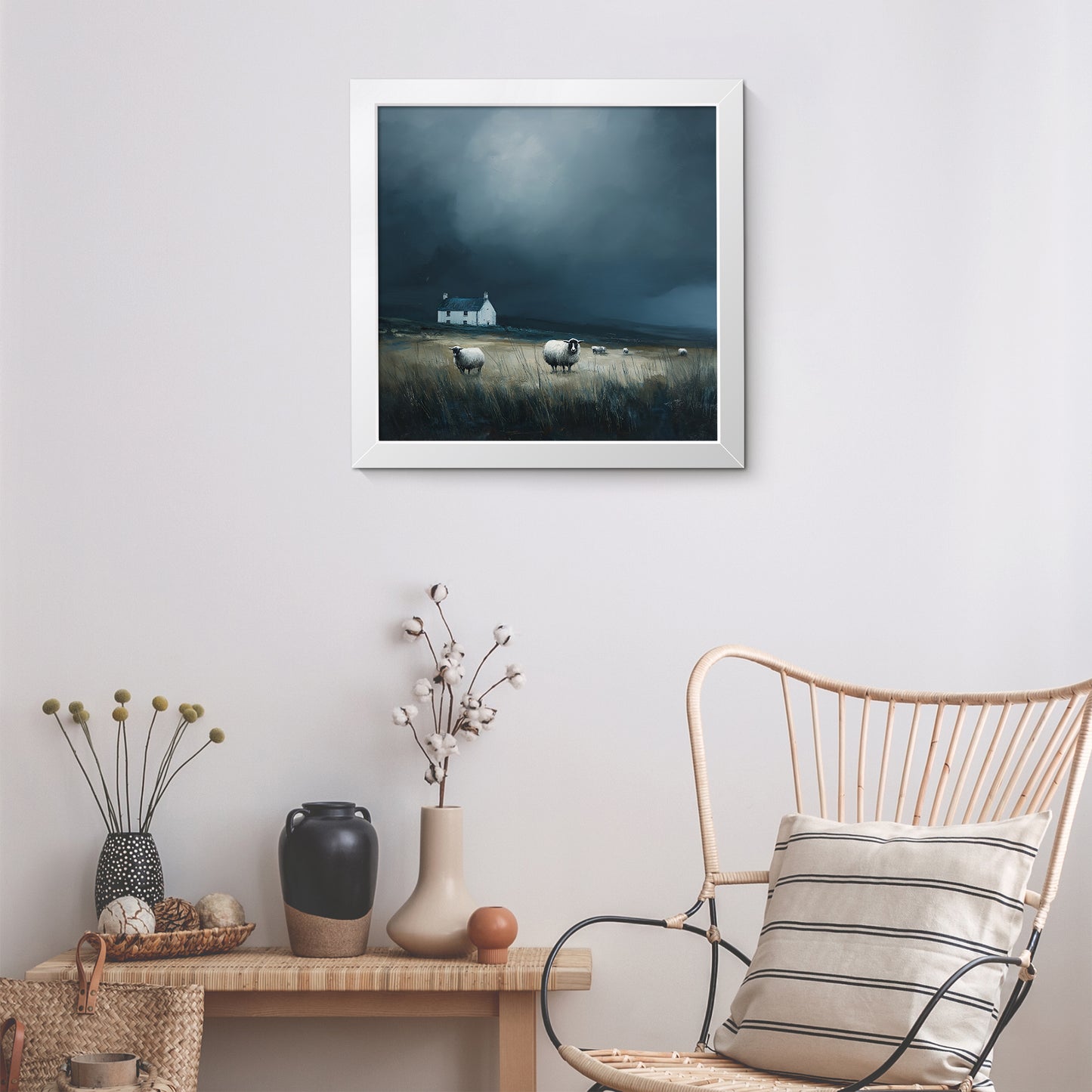Flock By Night - Fine Art Print (16" x 16")