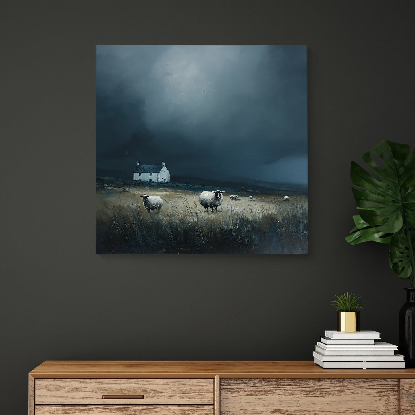 Flock By Night - Canvas Print