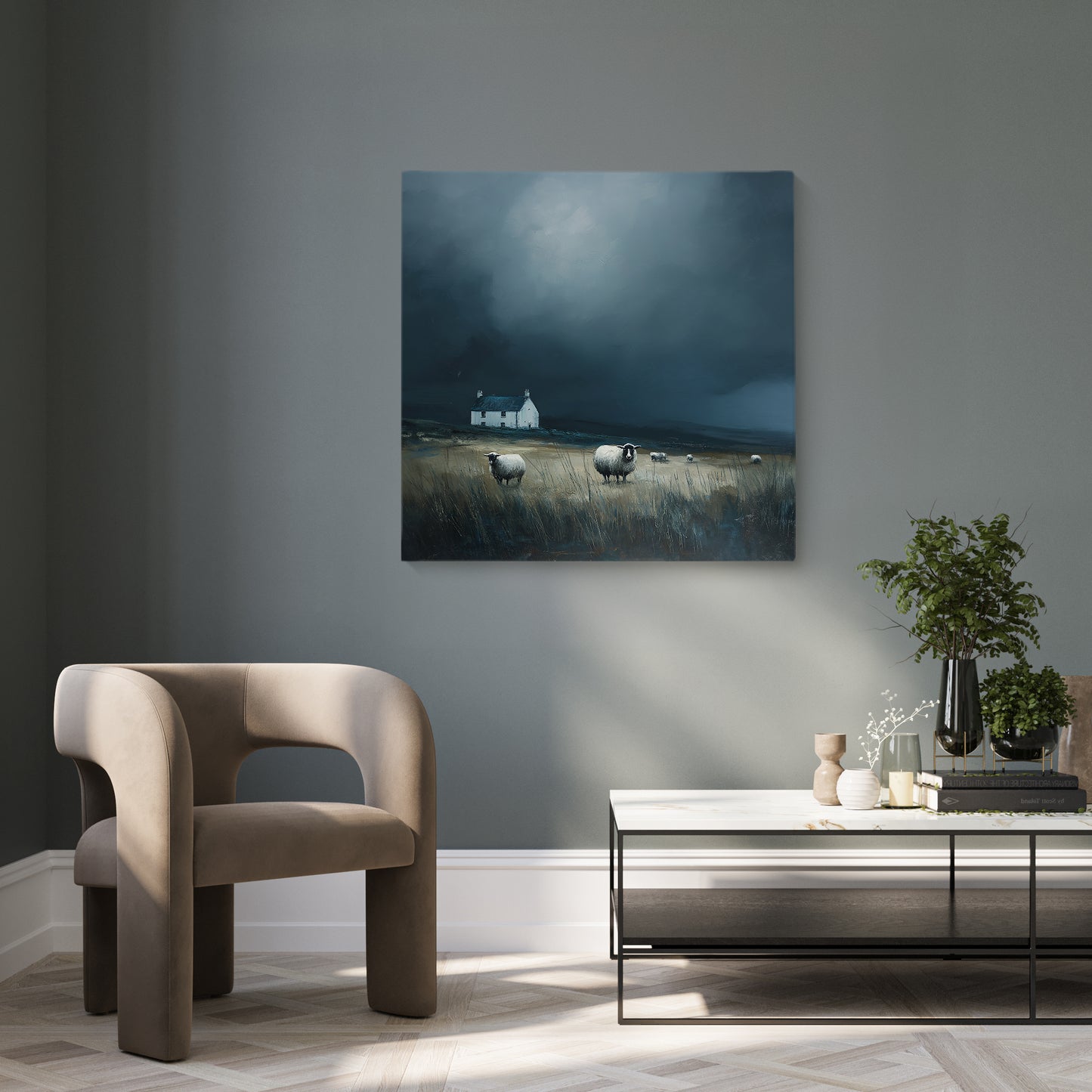 Flock By Night - Canvas Print