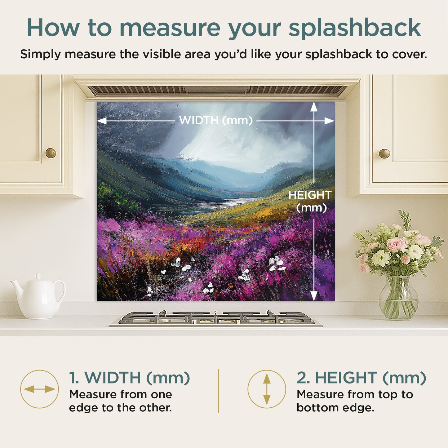 Storm In The Valley - Kitchen Splashback