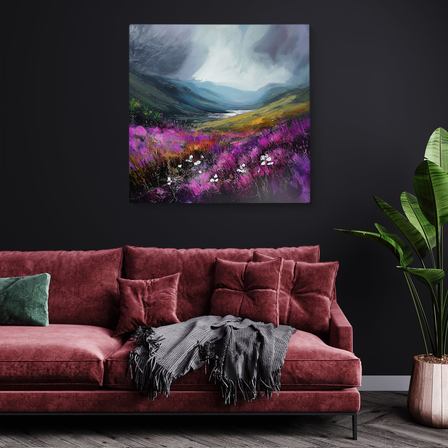 Storm In The Valley - Canvas Print