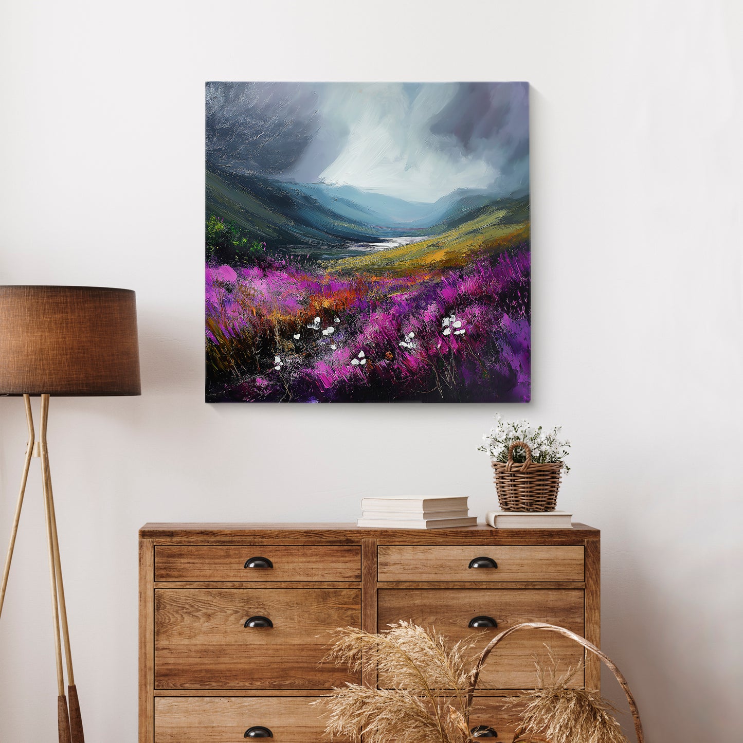 Storm In The Valley - Canvas Print