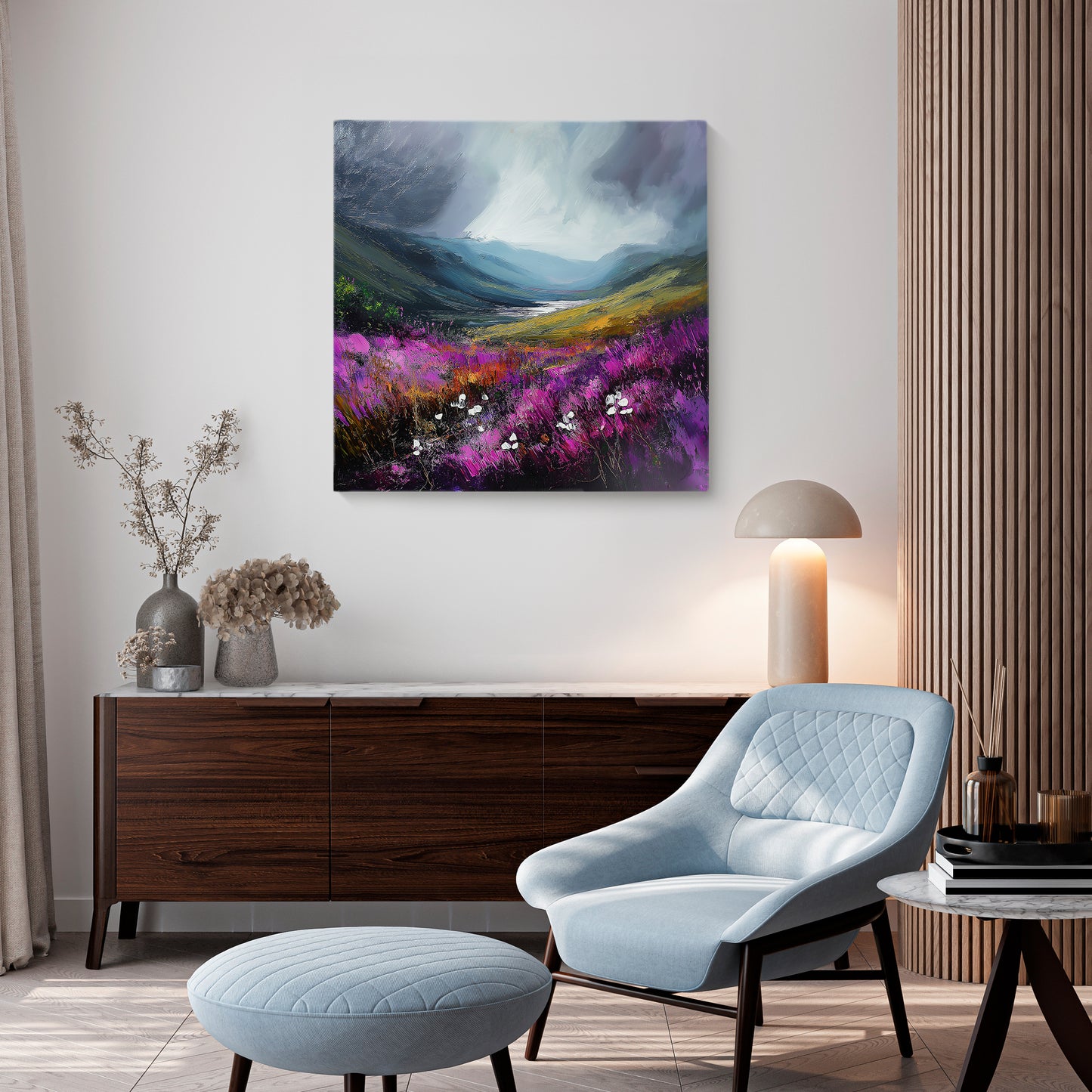 Storm In The Valley - Canvas Print