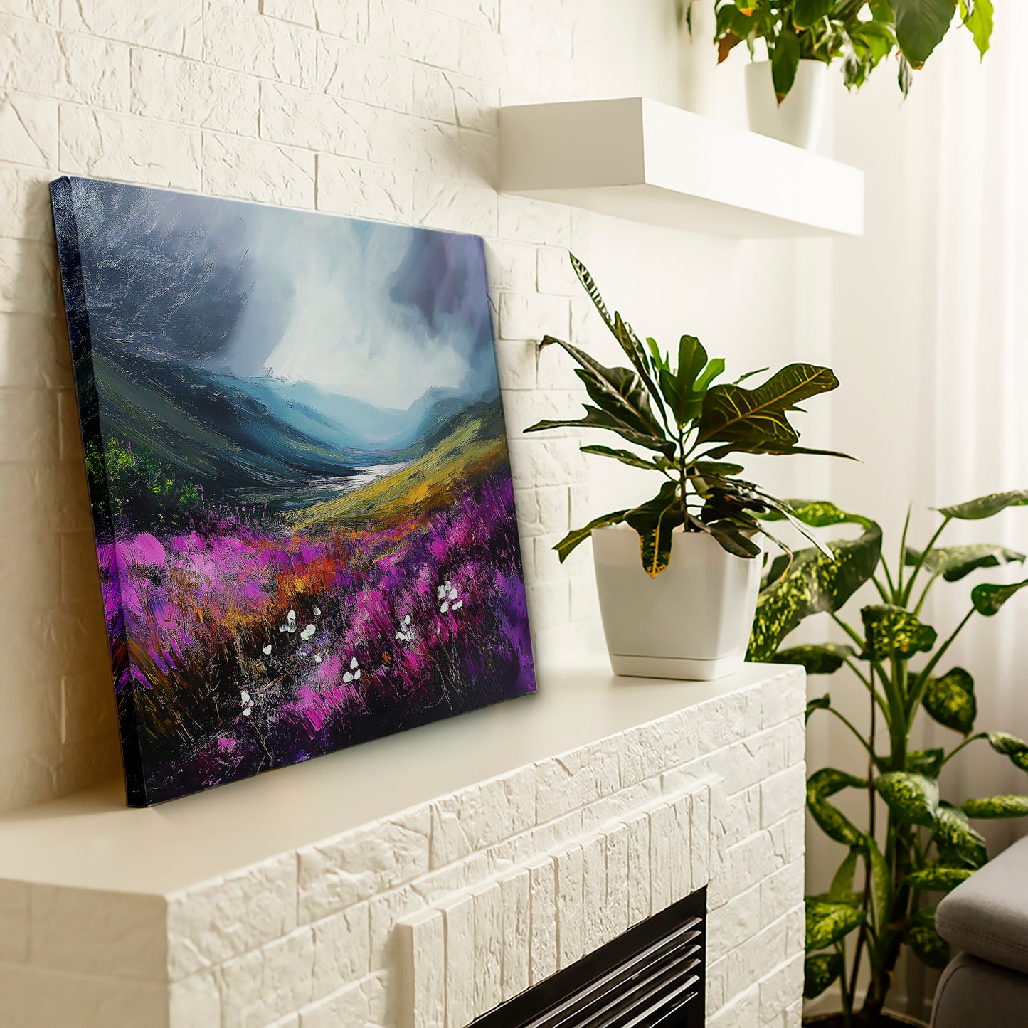 Storm In The Valley - Canvas Print