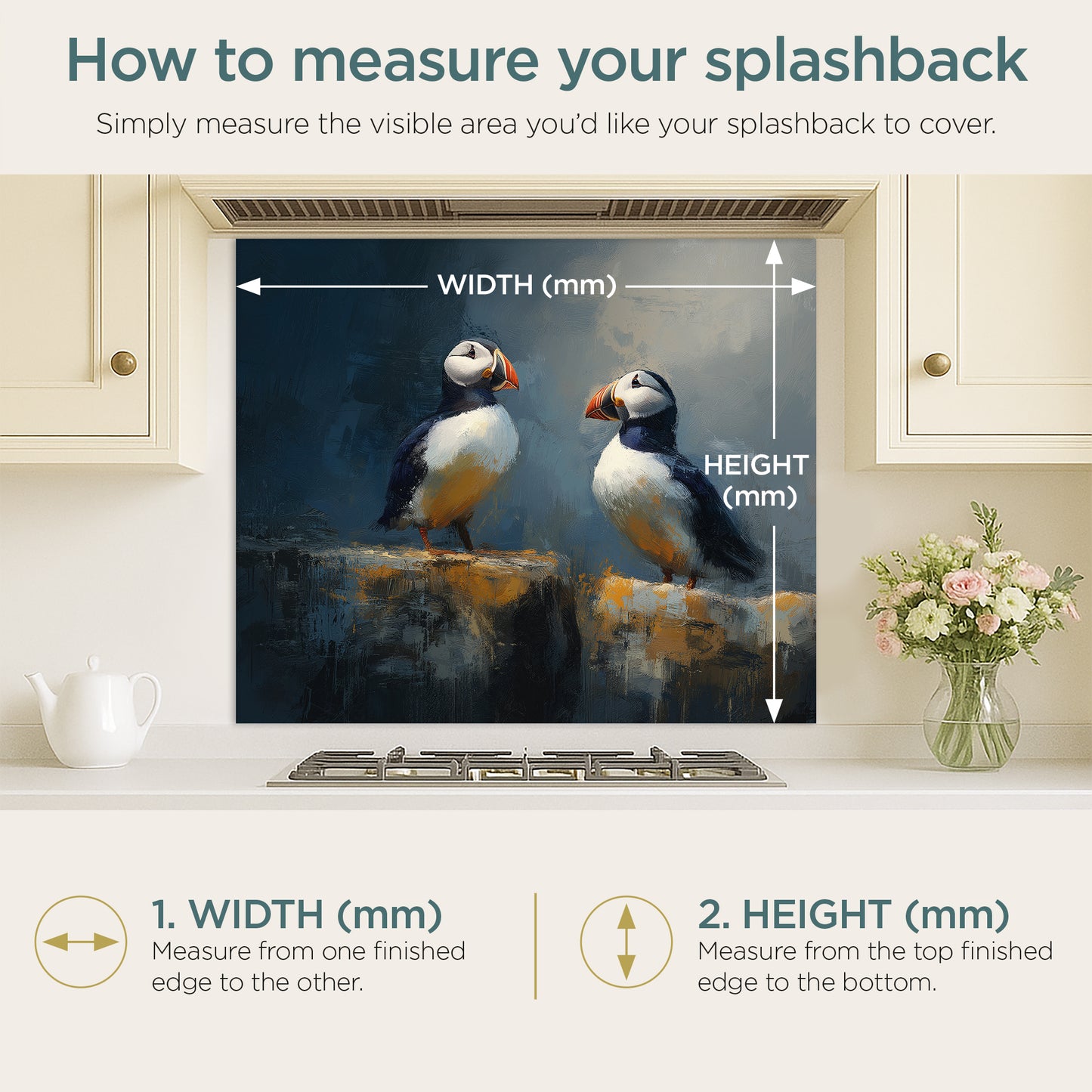 Puffin Rock - Kitchen Splashback