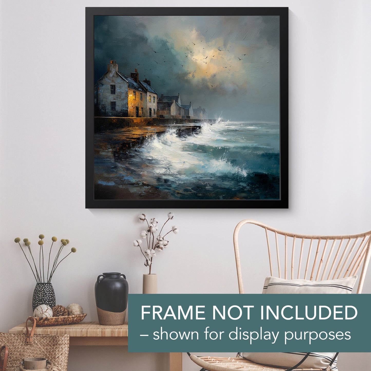 Waves At The Door - Fine Art Print