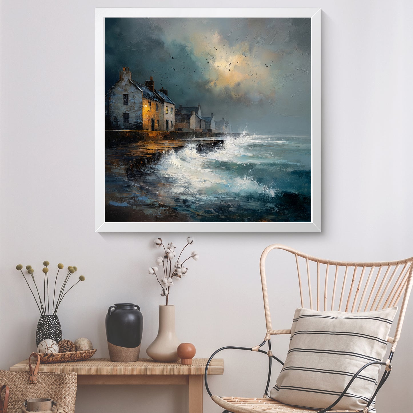 Waves At The Door - Fine Art Print