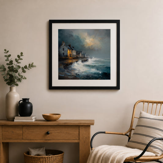 Waves At The Door - Gallery Print