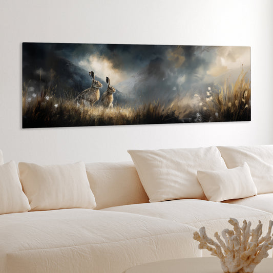 Wild & Watchful - Panoramic Canvas Print (60” x 20”)