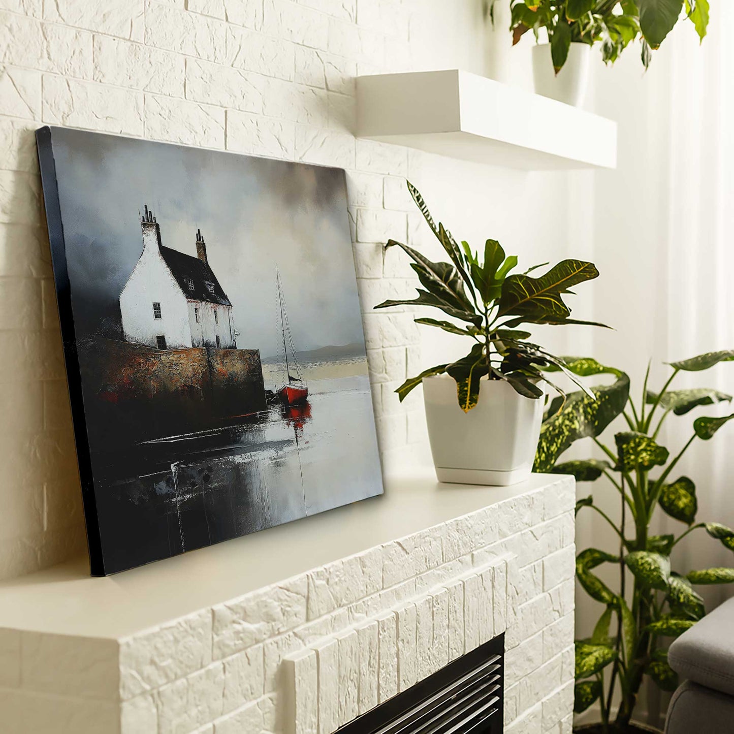 White Moor - Canvas Print