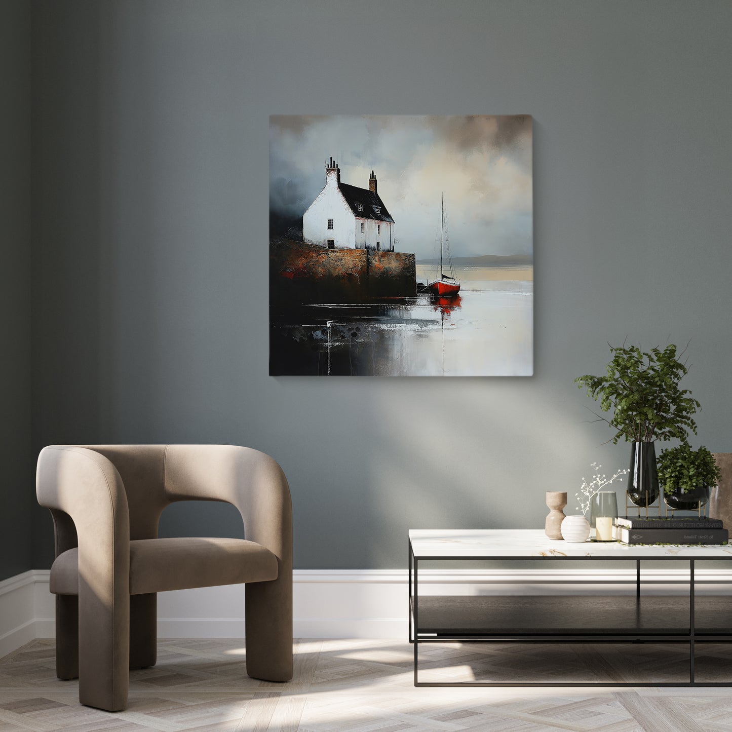 White Moor - Canvas Print