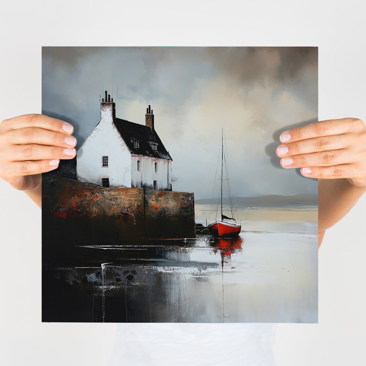 White Moor - Fine Art Print (16" x 16")