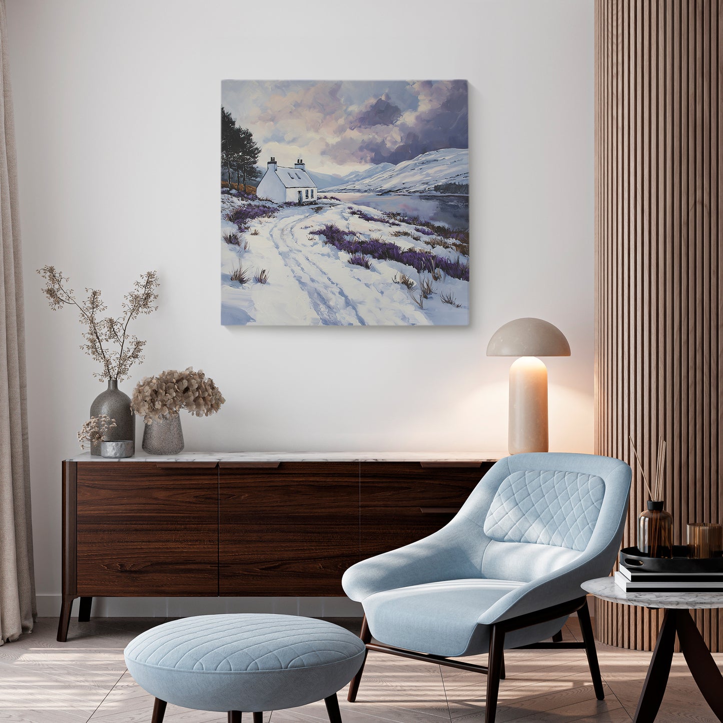 Winter Croft - Canvas Print