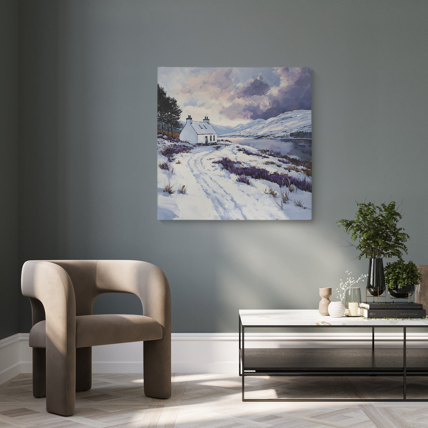 Winter Croft - Canvas Print