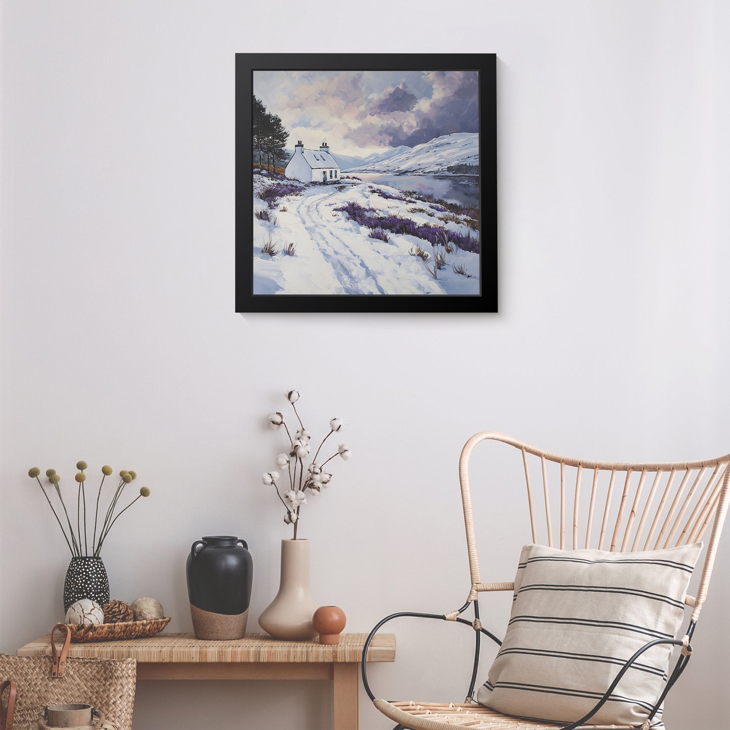 Winter Croft - Fine Art Print (16" x 16")