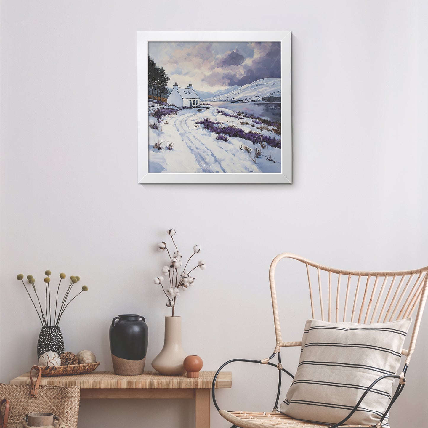Winter Croft - Fine Art Print (16" x 16")
