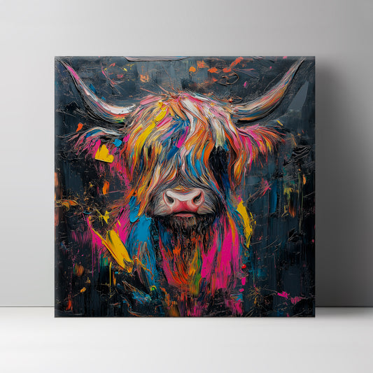 Colourful Coo - Canvas Print