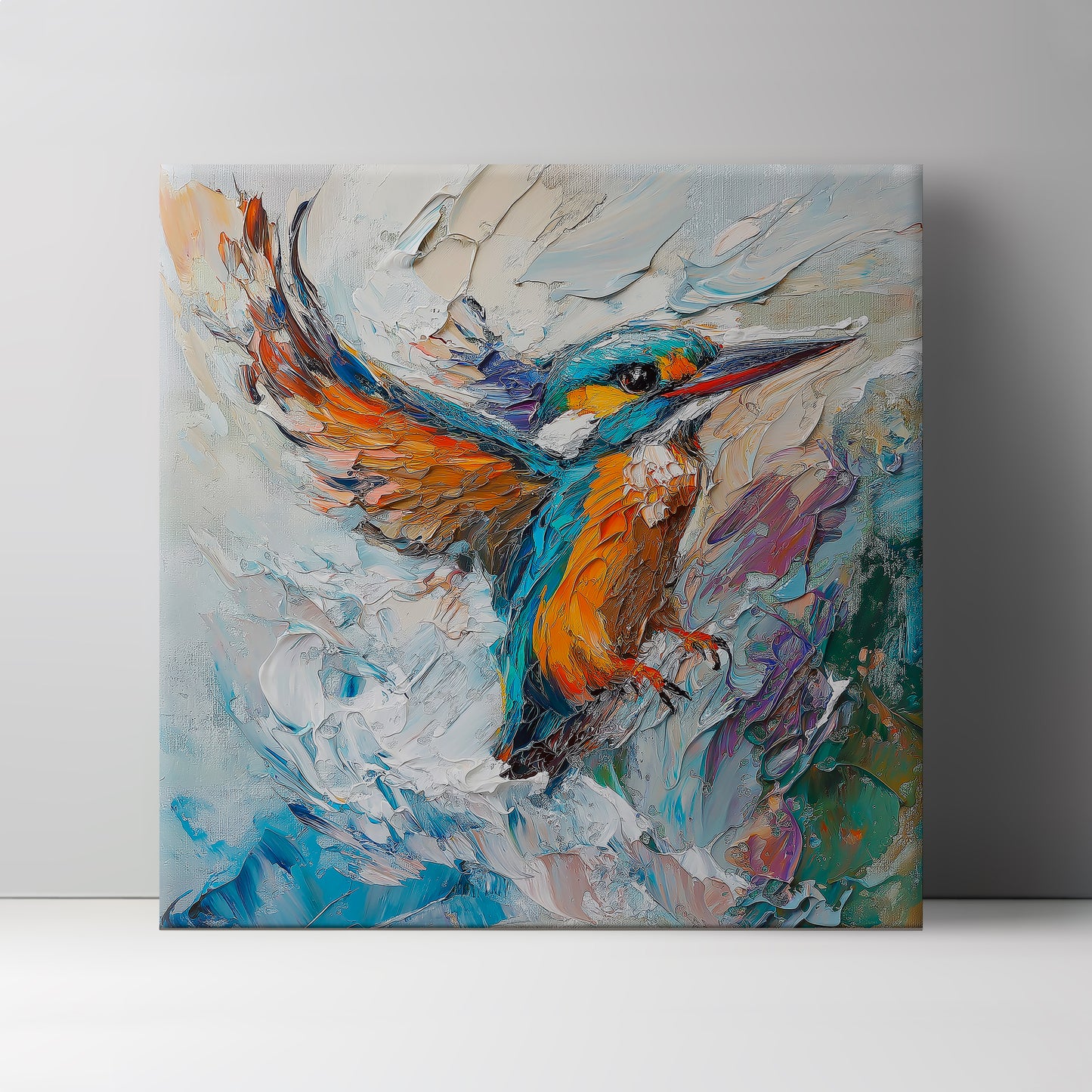 Feathers and Flow - Canvas Print