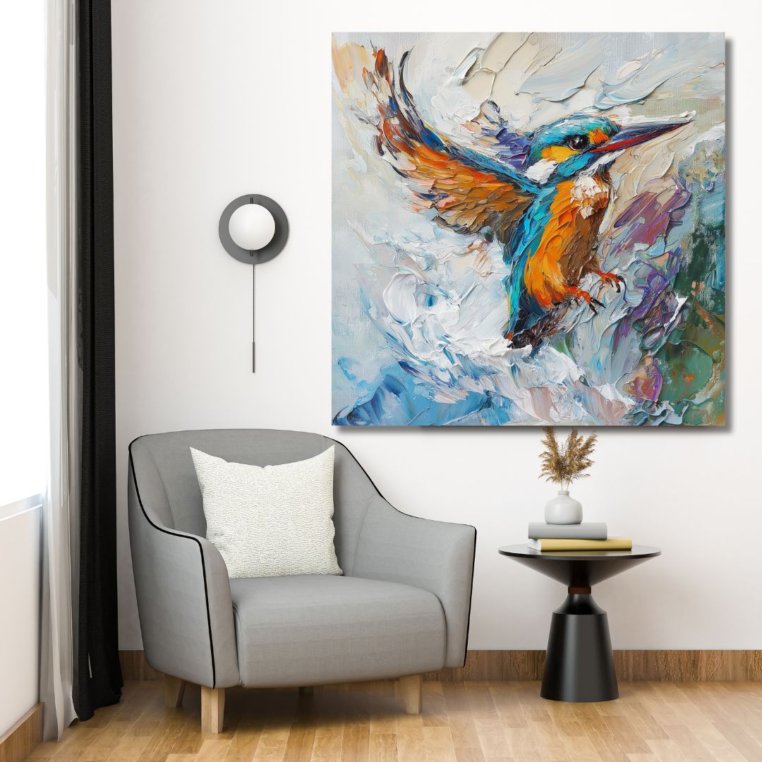 Feathers and Flow - Canvas Print