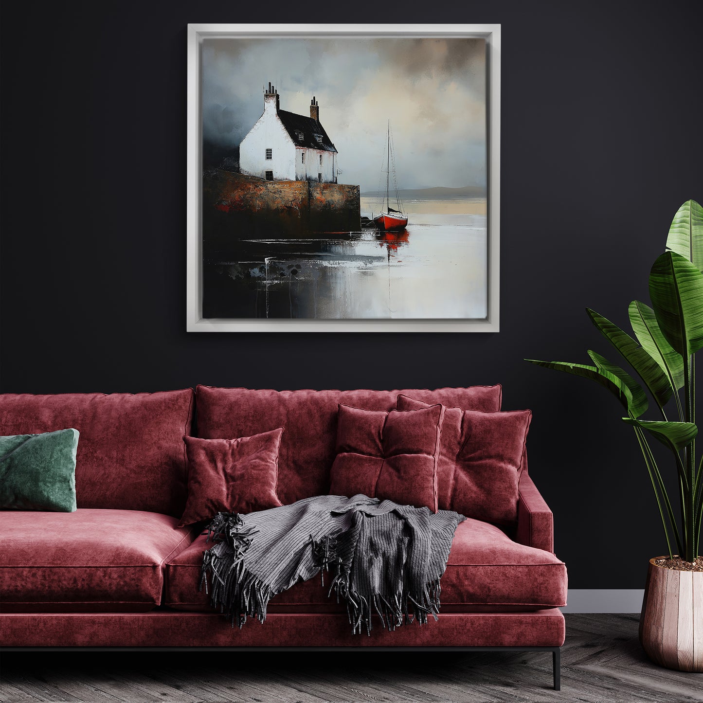 White Moor - Canvas Print