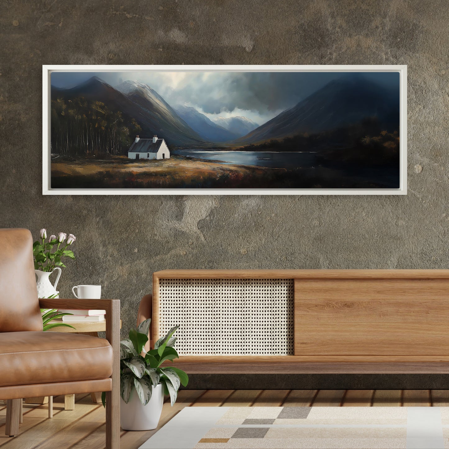 Glencoe Croft - Panoramic Canvas Print (60” x 20”)