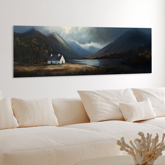 Glencoe Croft - Panoramic Canvas Print