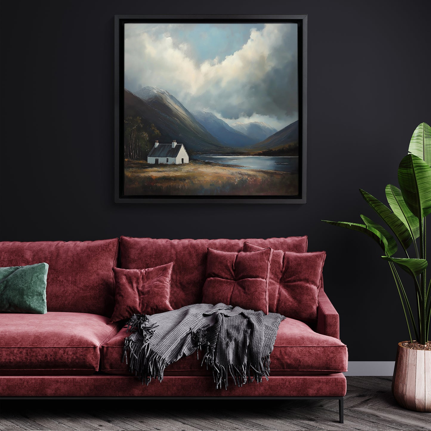 Glencoe Croft - Canvas Print