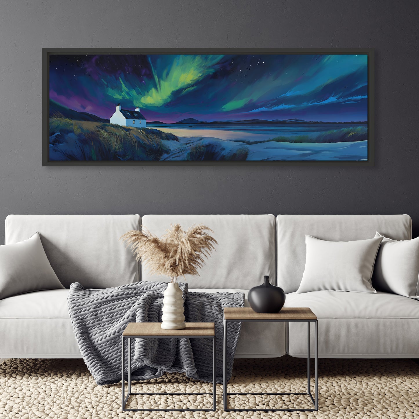 Dancing Sky - Panoramic Canvas Print (60” x 20”)