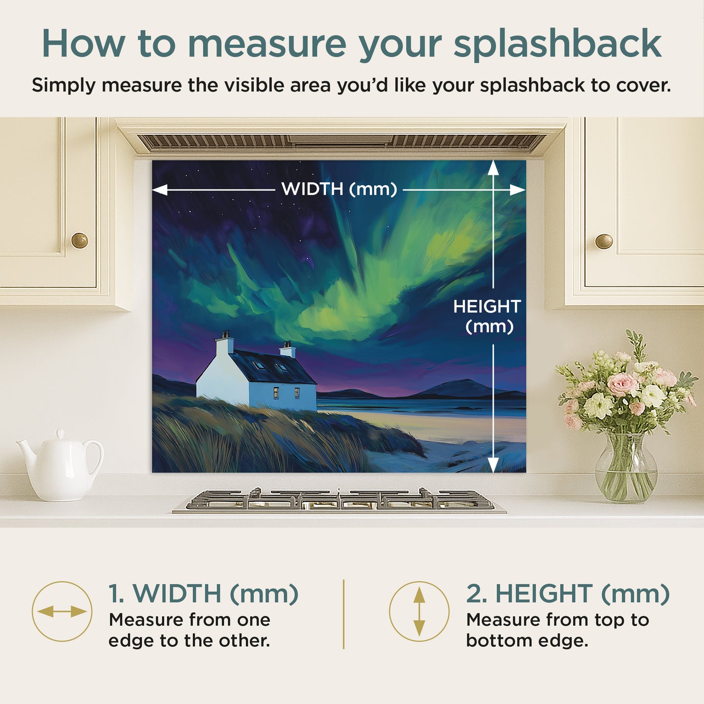 Dancing Sky - Kitchen Splashback
