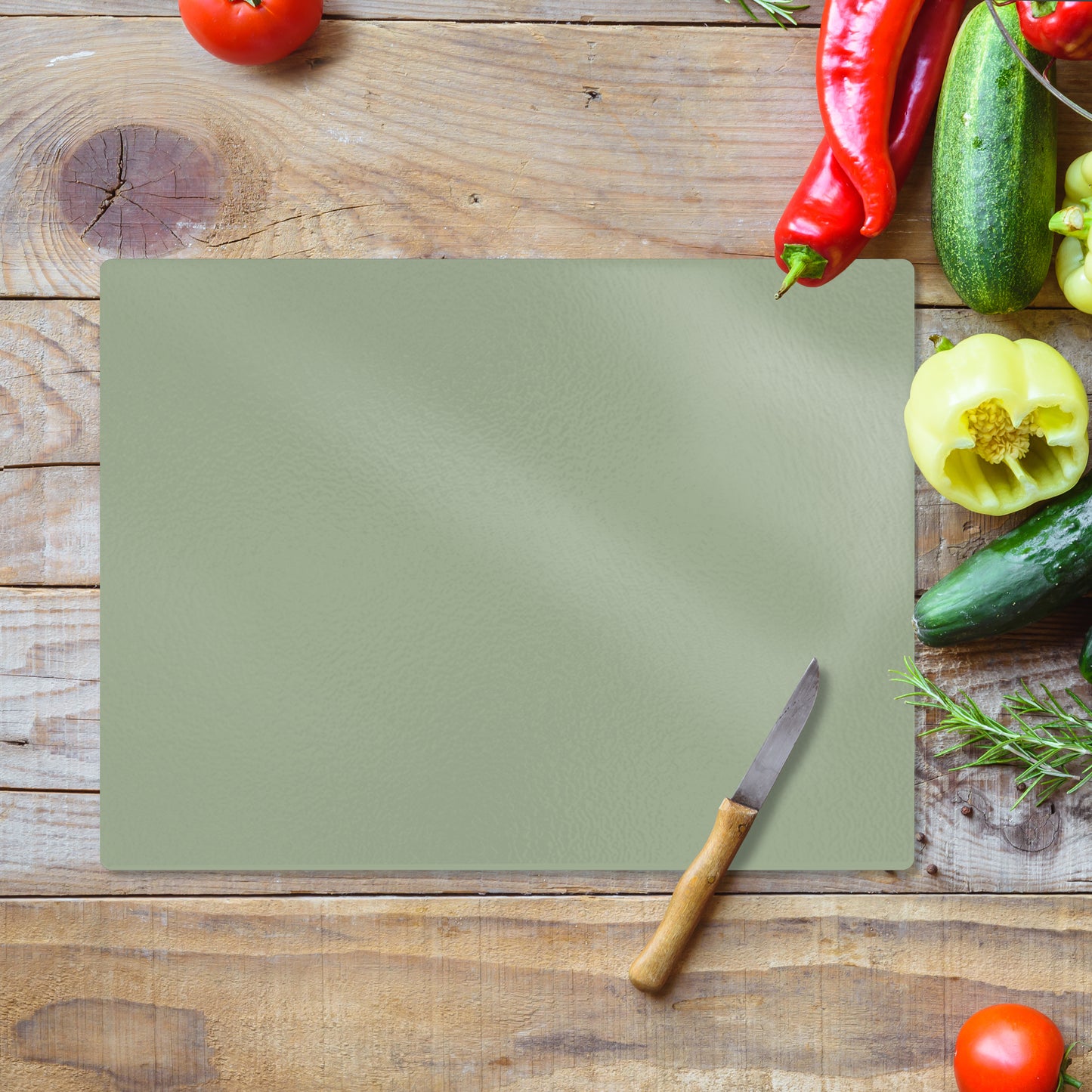 Scottish Sage - Glass Chopping Board