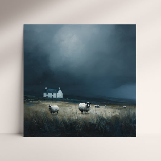 Flock By Night - Fine Art Print (16" x 16")