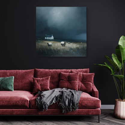 Flock By Night - Canvas Print